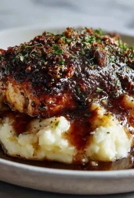 Delicious Garlic Herb Chicken cooked with fresh herbs and spices.