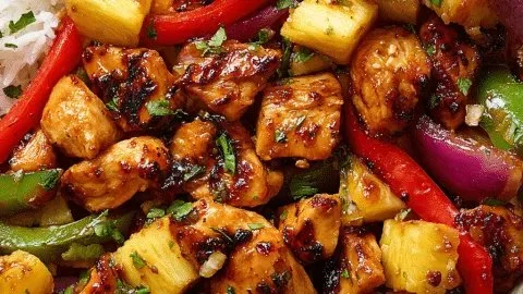 Hawaiian Chicken Sheet Pan