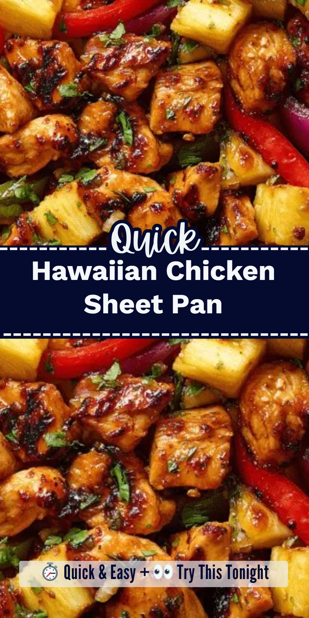 Hawaiian Chicken Sheet Pan
