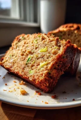 High-protein zucchini bread cooling on a wire rack