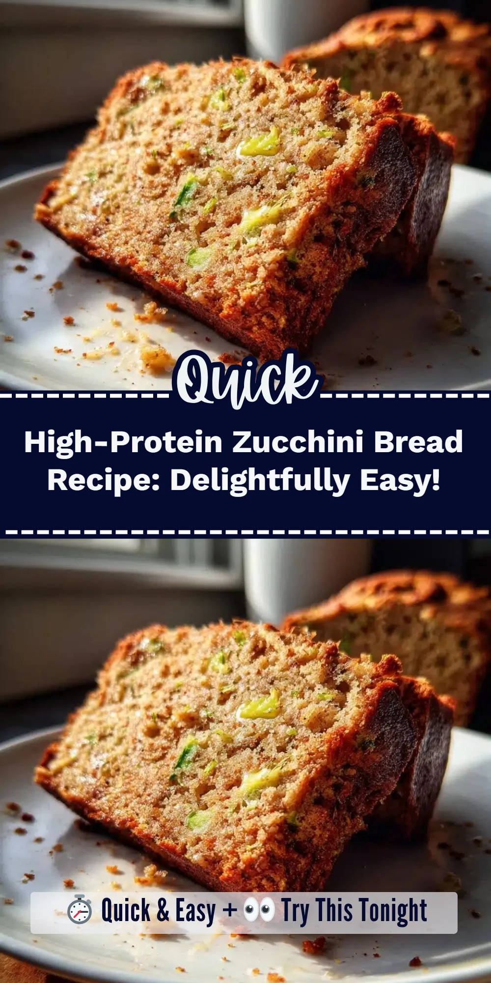 High-Protein Zucchini Bread Recipe: Delightfully Easy!