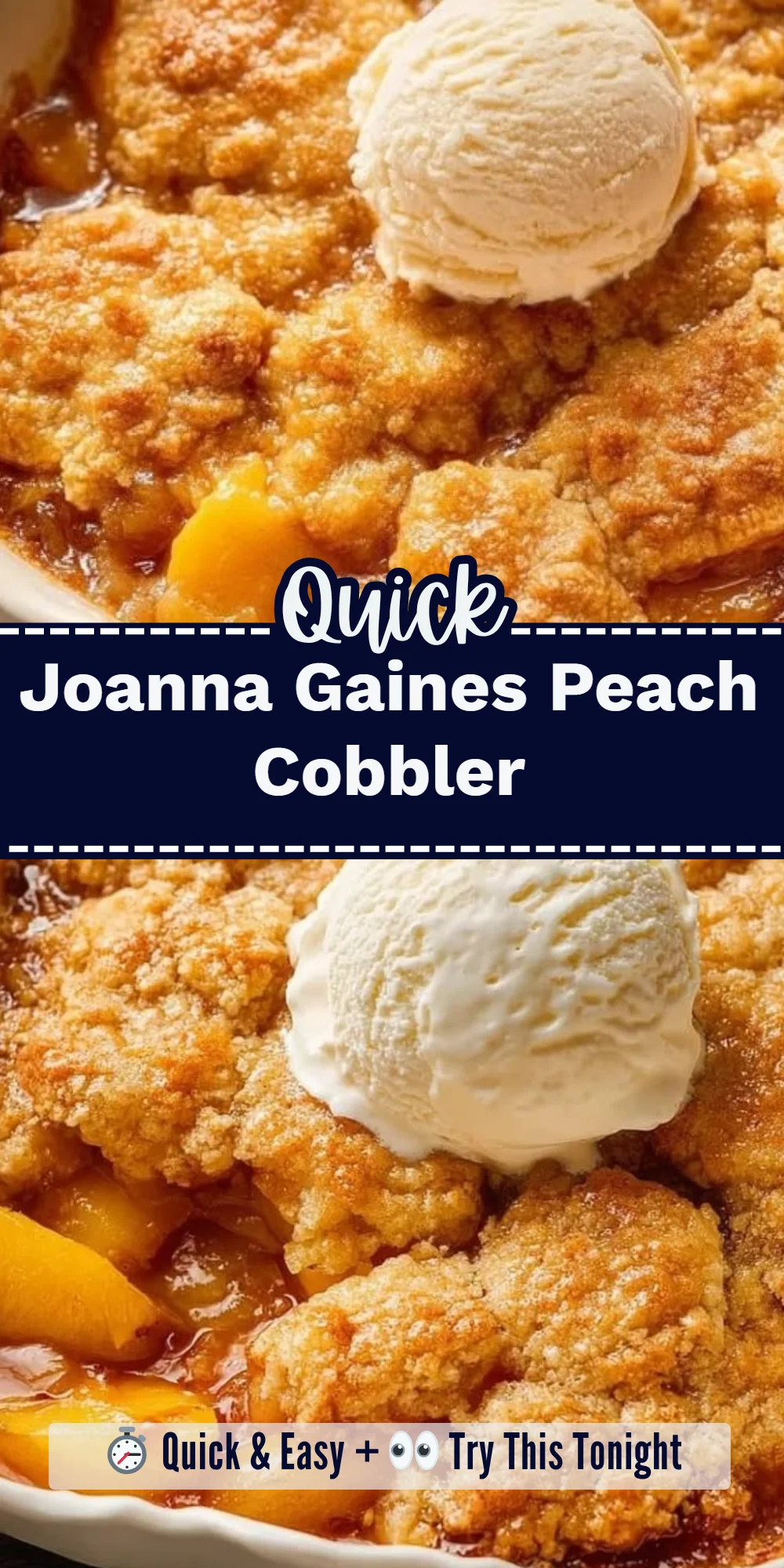 Joanna Gaines Peach Cobbler
