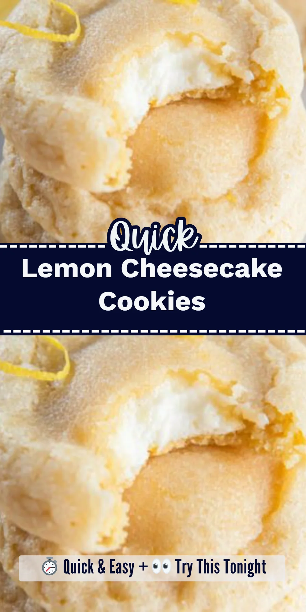 Lemon Cheesecake Cookies