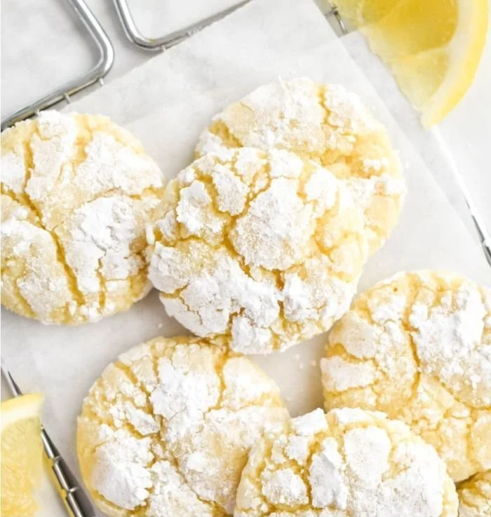 Lemon Crinkle Cookies
