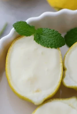 Deliciously creamy Lemon Posset dessert garnished with lemon zest