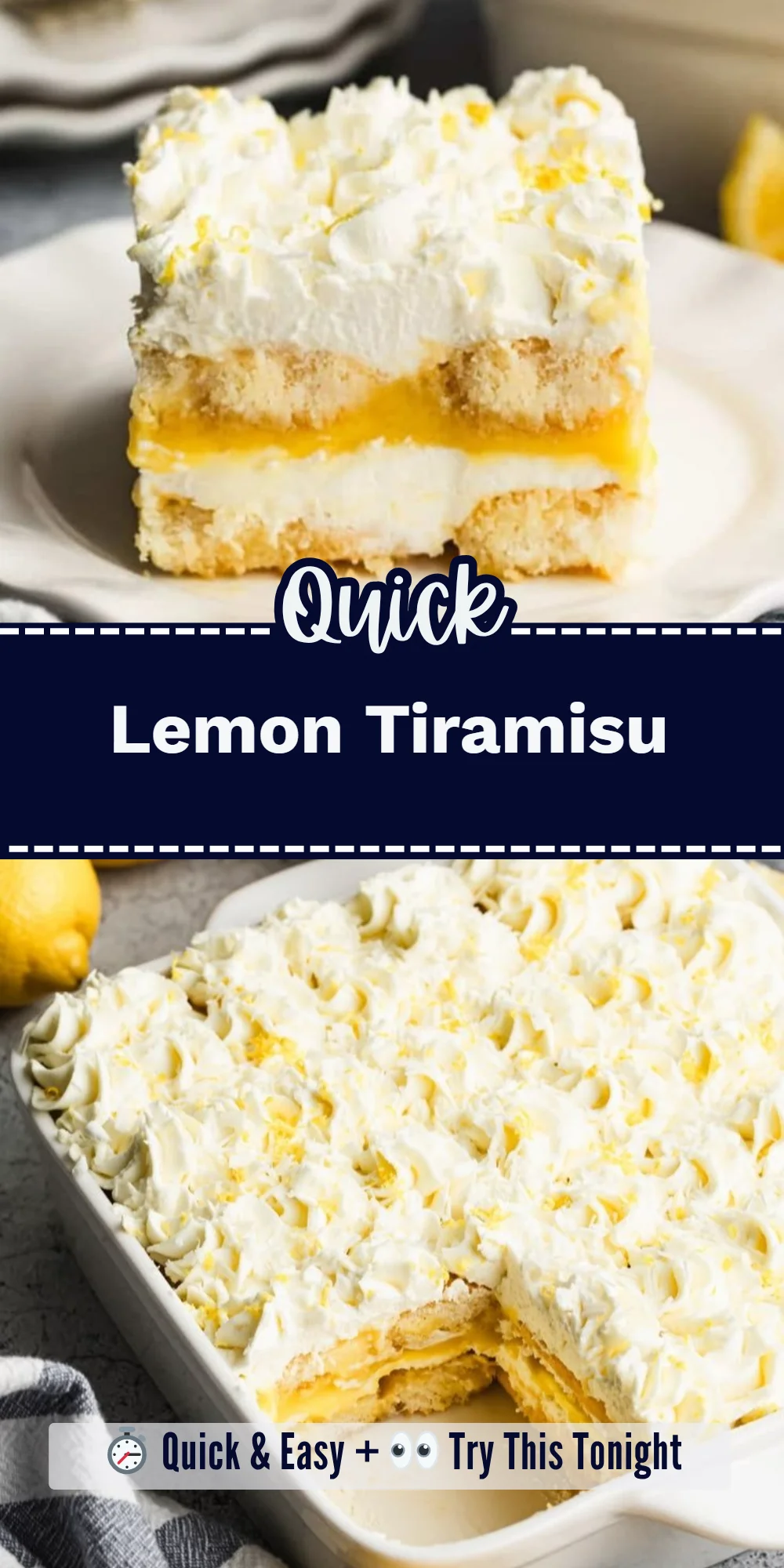 Lemon Tiramisu
