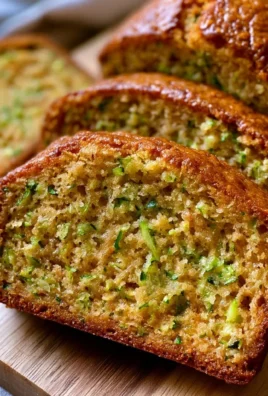 Delicious homemade zucchini bread with moist texture and flavorful ingredients.