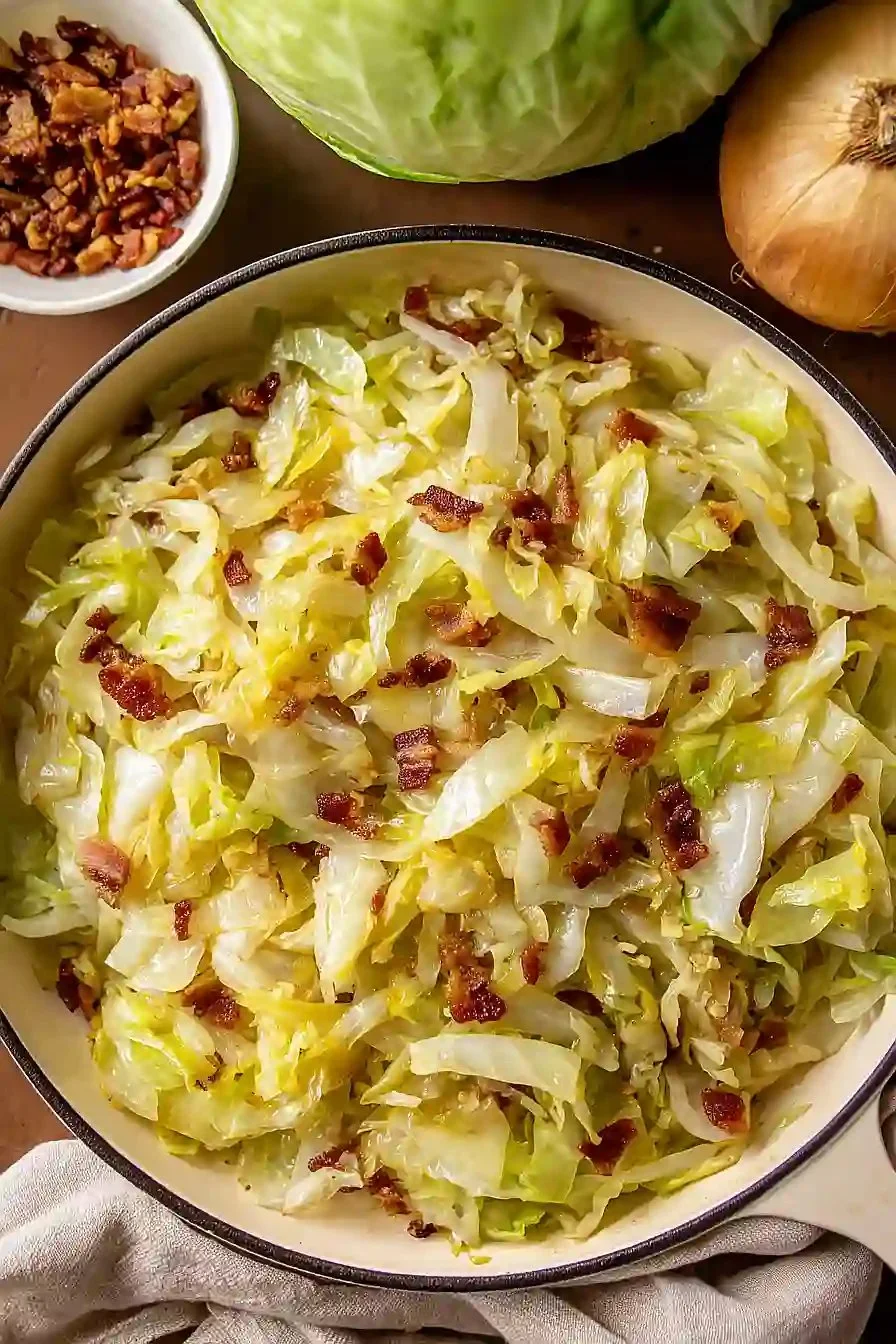 Quick Fried Cabbage - moanaskitchen