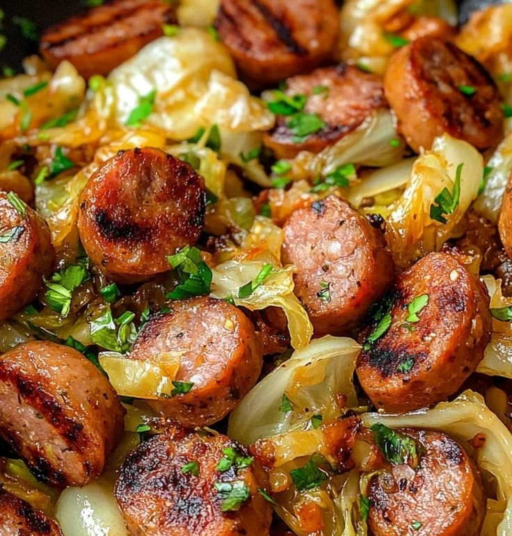 Sausage and Cabbage Stir Fry
