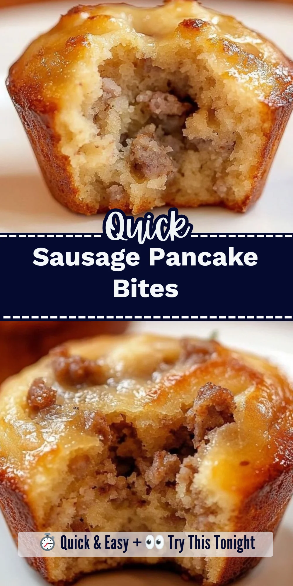 Sausage Pancake Bites