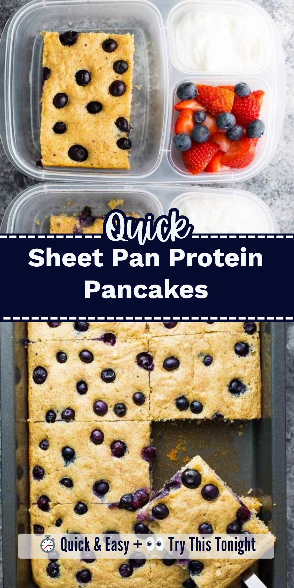 Sheet Pan Protein Pancakes