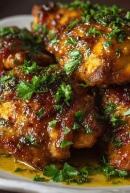 Slow cooker boneless chicken thighs in a savory sauce