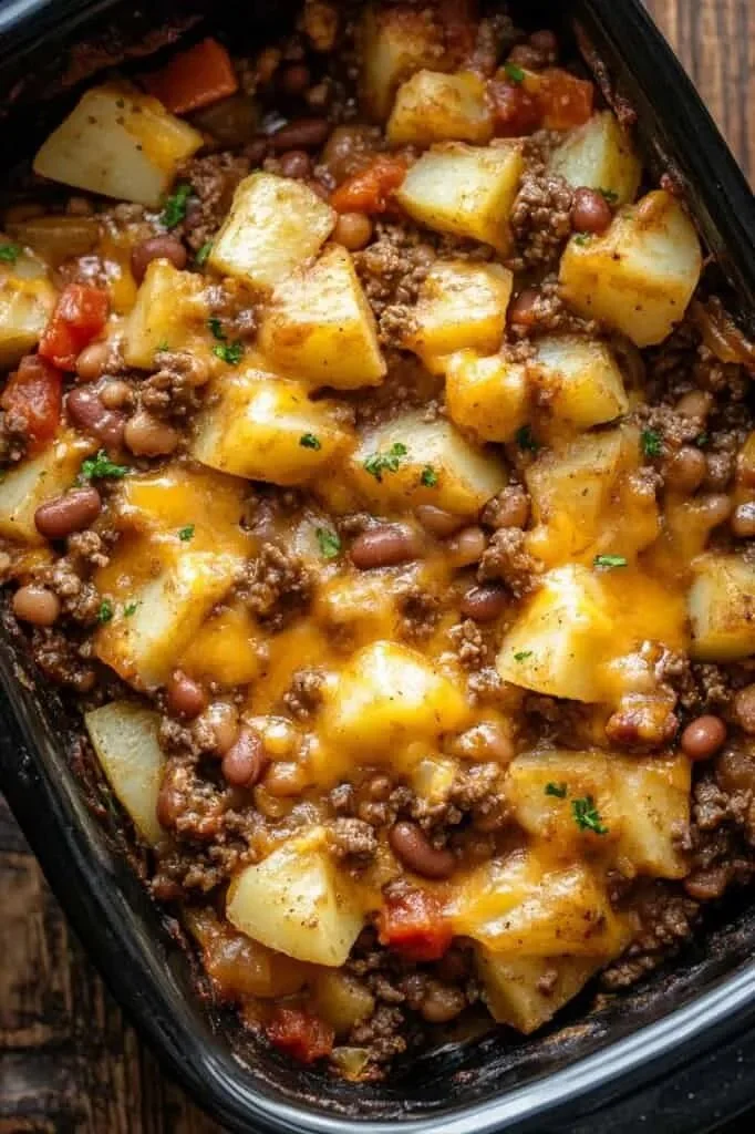 Slow Cooker Cowboy Casserole