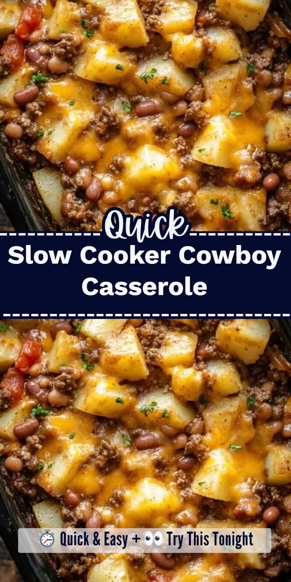 Slow Cooker Cowboy Casserole
