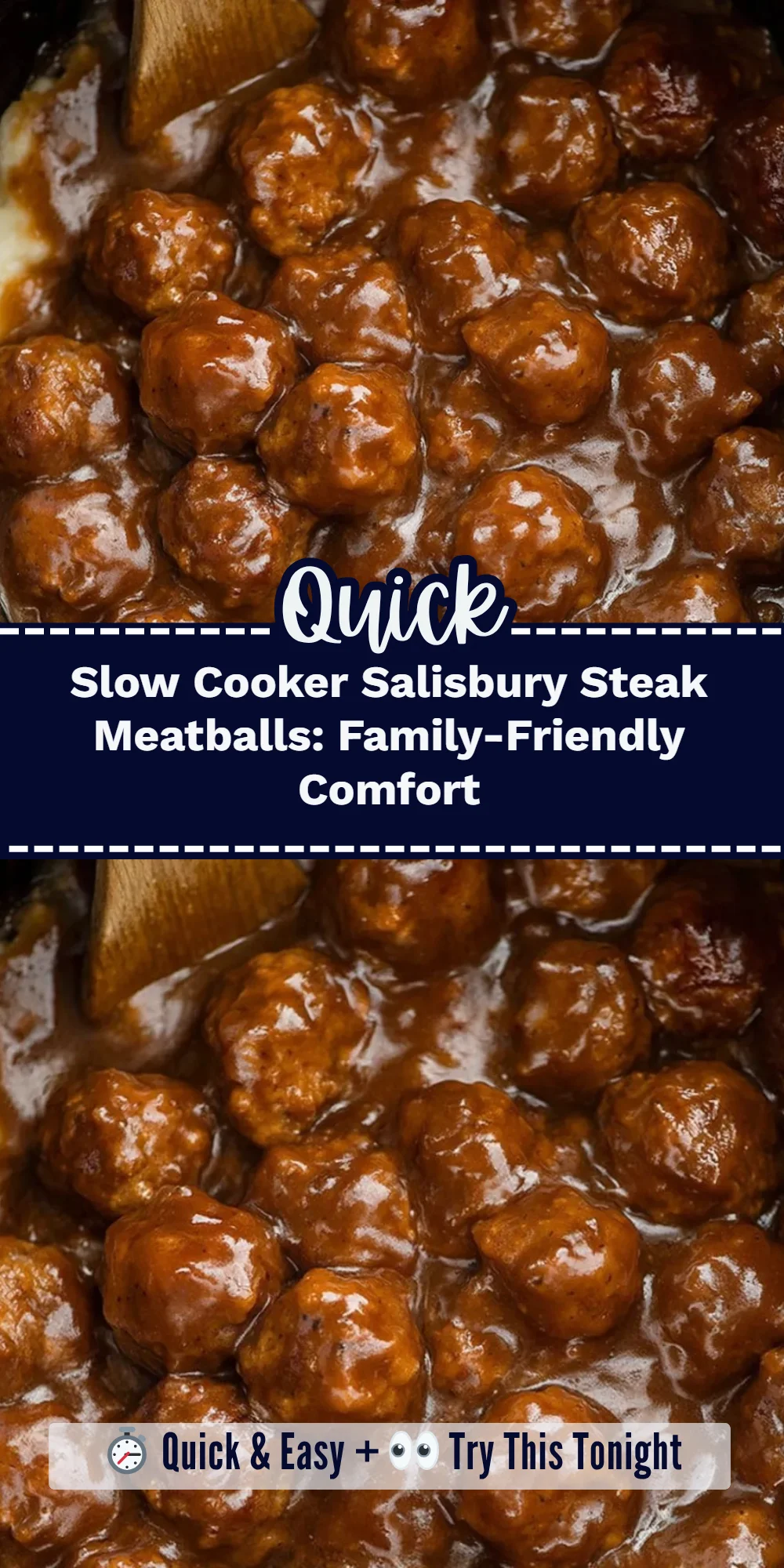 Slow Cooker Salisbury Steak Meatballs: Family-Friendly Comfort