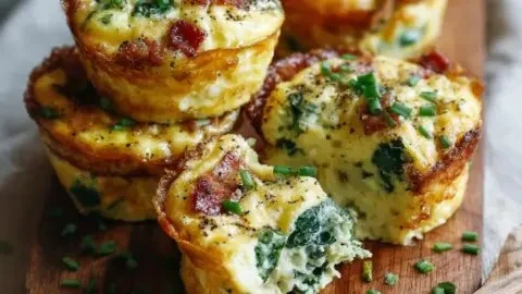 Delicious spinach bacon egg bites recipe for a nutritious breakfast