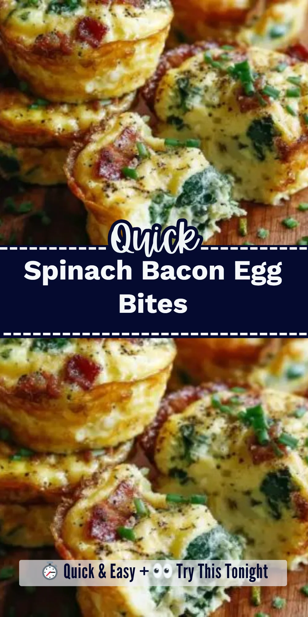 Spinach Bacon Egg Bites