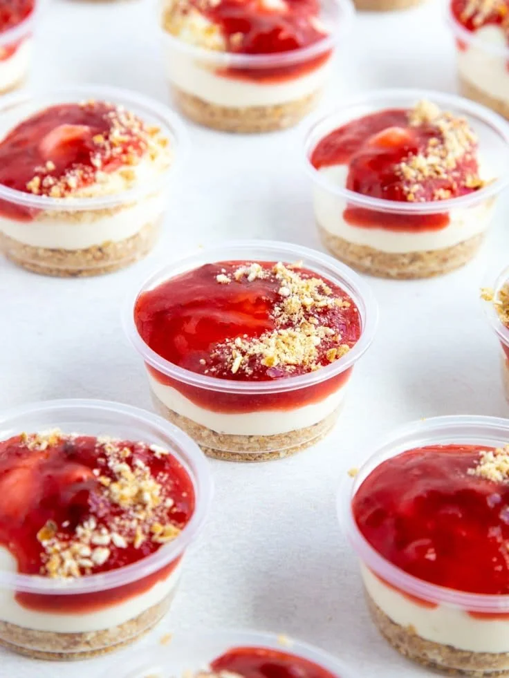 Strawberry Cheesecake Dessert Cups