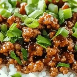 Honey garlic ground turkey in a skillet with veggies, ready in 25 minutes