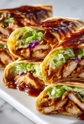 Sweet Chili Chicken Wraps filled with fresh ingredients and flavorful sauce.