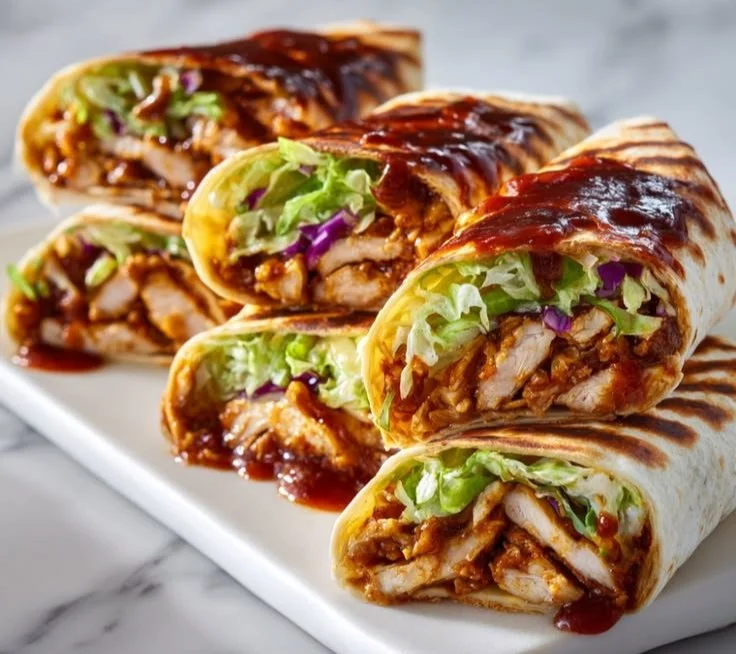 Sweet Chili Chicken Wraps