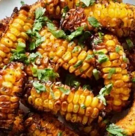 Delicious and crispy corn ribs prepared in an air fryer and oven