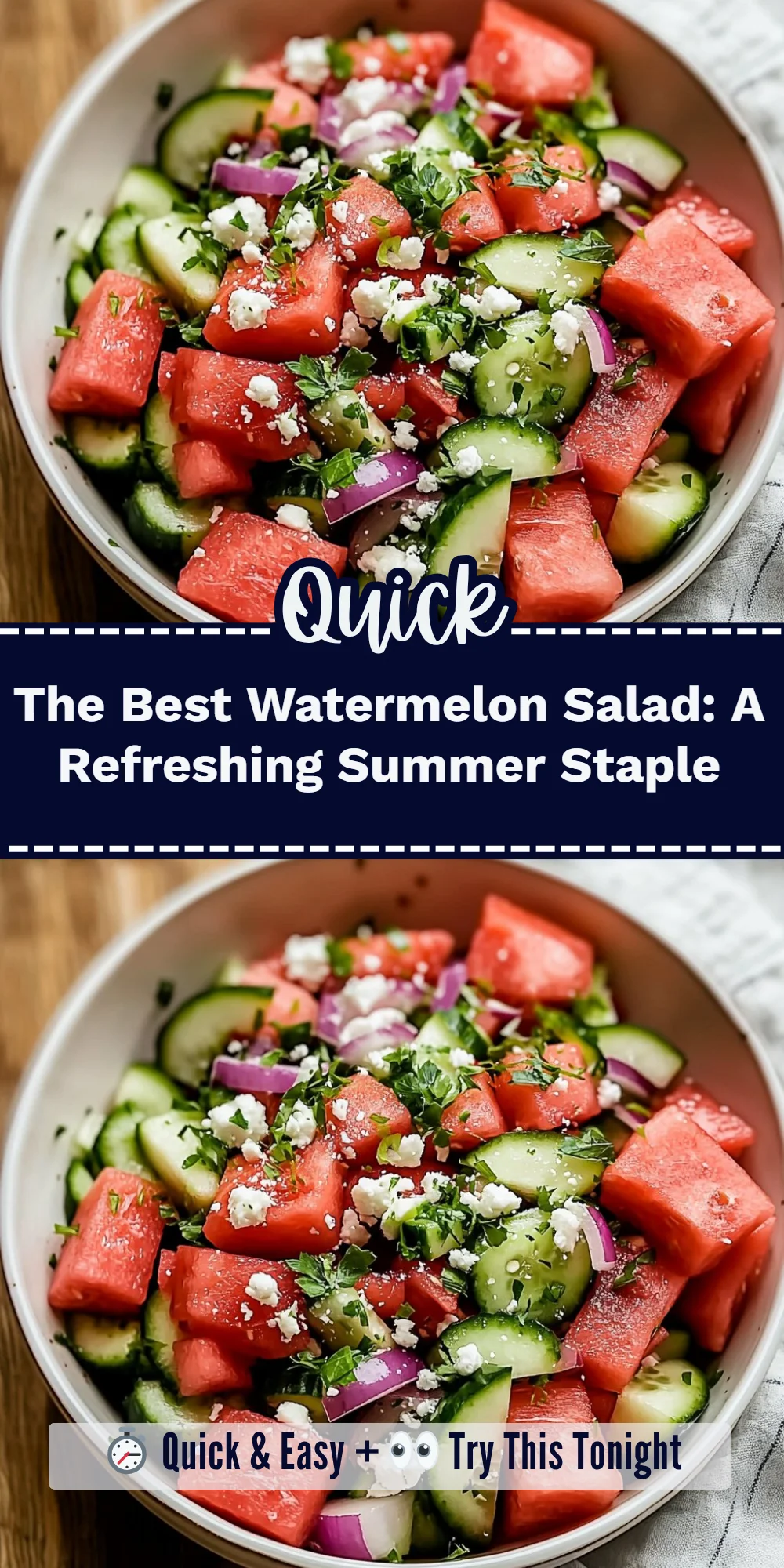 The Best Watermelon Salad: A Refreshing Summer Staple