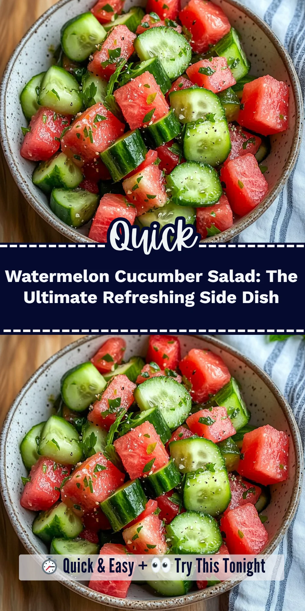 Watermelon Cucumber Salad: The Ultimate Refreshing Side Dish
